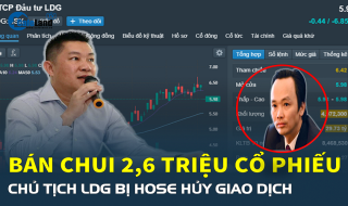 Sau ông Trịnh Văn Quyết, đến lượt Chủ tịch LDG bị HoSE hủy giao dịch vì bán chui 2,6 triệu cổ phiếu