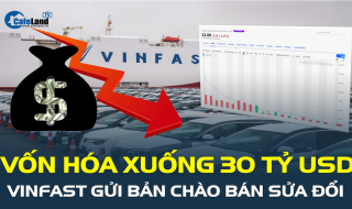 Sốc: VinFast gửi bản chào bán sửa đổi, vốn hóa xuống 30 tỷ USD