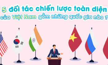 5 đối tác chiến lược toàn diện của Việt Nam gồm những quốc gia nào?