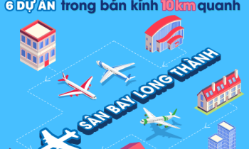 6 dự án trong bán kính 10km quanh sân bay Long Thành