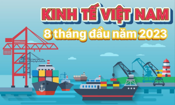 Bức tranh kinh tế Việt Nam 8 tháng đầu năm 2023 qua những con số