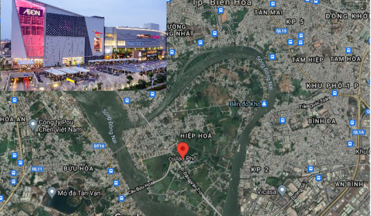 Aeon Mall Biên Hòa sẽ được xây dựng tại đâu?