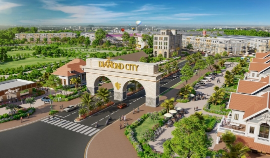 The Diamond City: Dự án Khu đô thị tại Long An