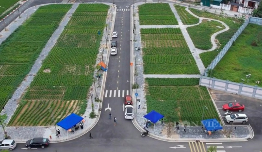 Đông Anh thu về hàng trăm tỉ đồng từ đấu giá đất, lô đất trúng đấu giá cao nhất hơn 100 triệu/m2