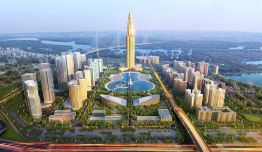 Tháp tài chính 108 tầng tại Hà Nội dự kiến cao 639m, mục tiêu trở thành toà nhà cao nhất Việt Nam