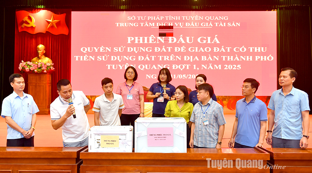Tỉnh miền núi phía Bắc thu về hơn 336 tỉ đồng từ đấu giá đất