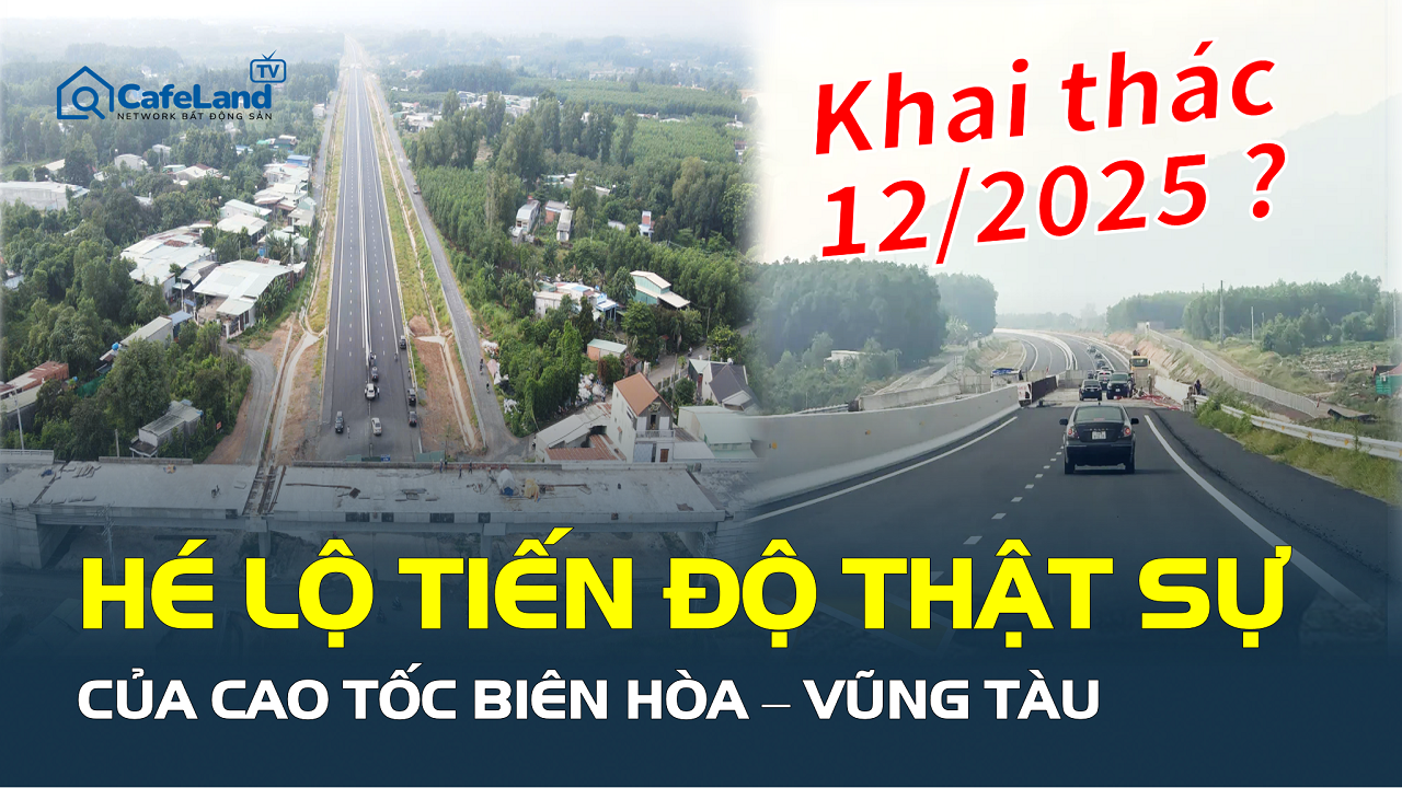 Hé lộ tiến độ thật sự của cao tốc Biên Hòa – Vũng Tàu, liệu có kịp khai thác vào 12/2025