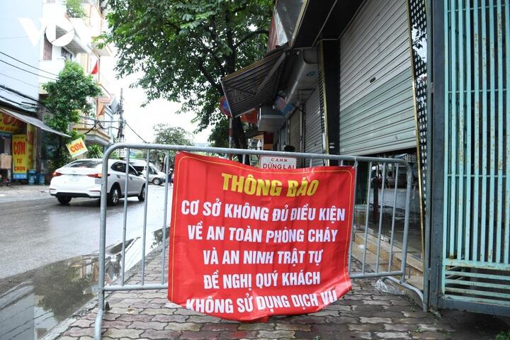 Hà Nội mạnh tay kiên quyết đóng cửa cơ sở vi phạm phòng cháy, chữa cháy