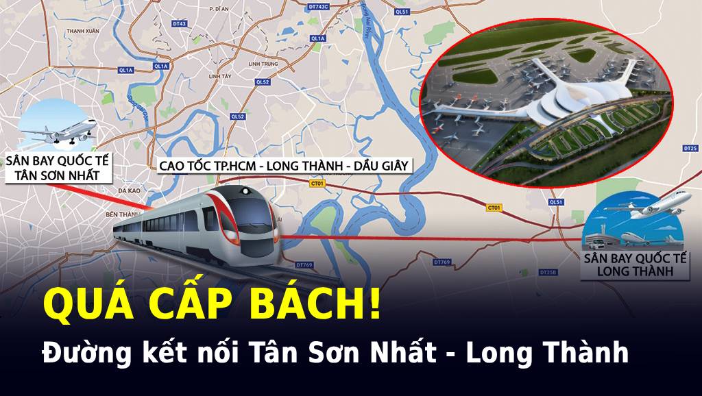 Hơn 40km từ TP.HCM đến sân bay Long Thành: Đường bay đã sẵn sàng, còn đường bộ thì sao?