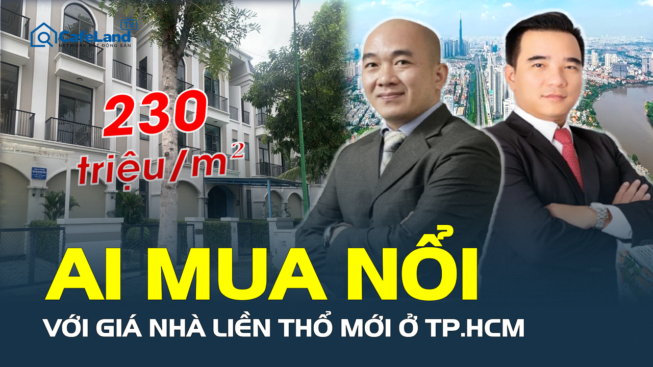 Choáng váng với mức giá nhà liền thổ mới ở TP.HCM, ai mua nổi?