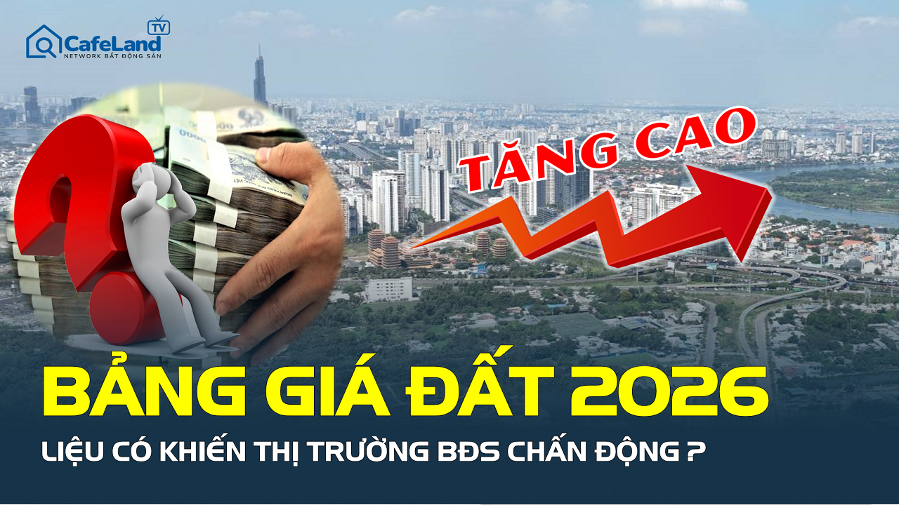 Việc xác định giá đất được áp dụng ra sao từ tháng 1/2026?