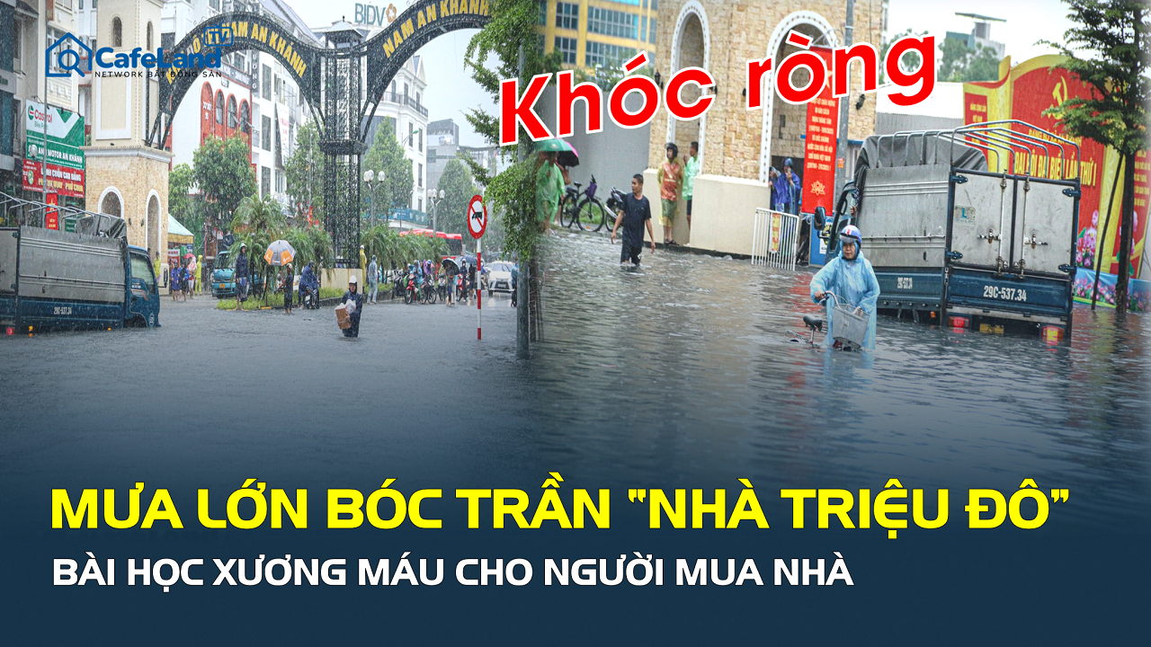 Ác mộng nhà triệu đô ngập nước – Người mua cần cảnh giác điều gì?