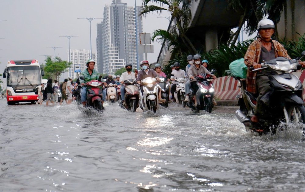 Danh sách 23 tuyến đường bị ngập do triều cường ở TP.HCM