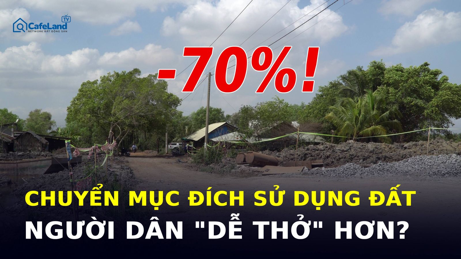 Chuyển đất nông nghiệp sang đất ở có thể chỉ phải đóng 30% chênh lệch