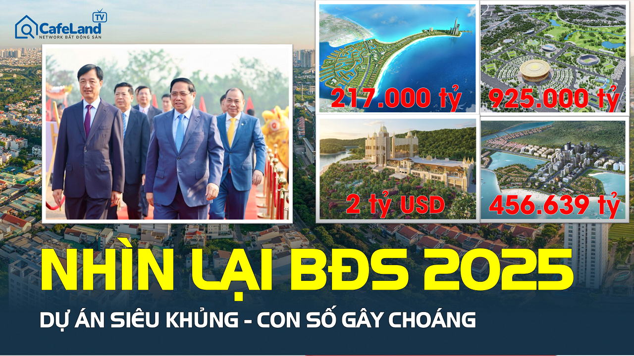 Thị trường bất động sản 2025 sau một năm sóng lớn: Dự án khủng lên ngôi, cuộc chơi đổi chiều