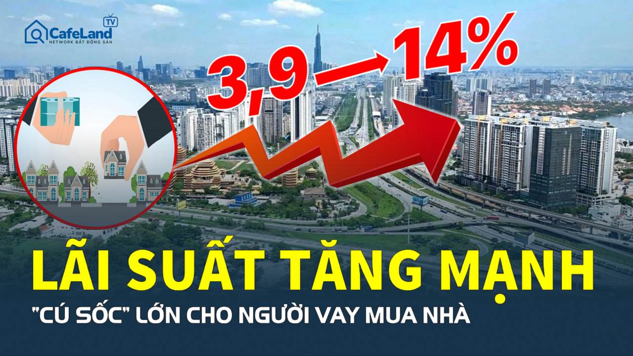 Lãi suất leo thang, “cú sốc” lớn cho người vay mua nhà khi hết ưu đãi