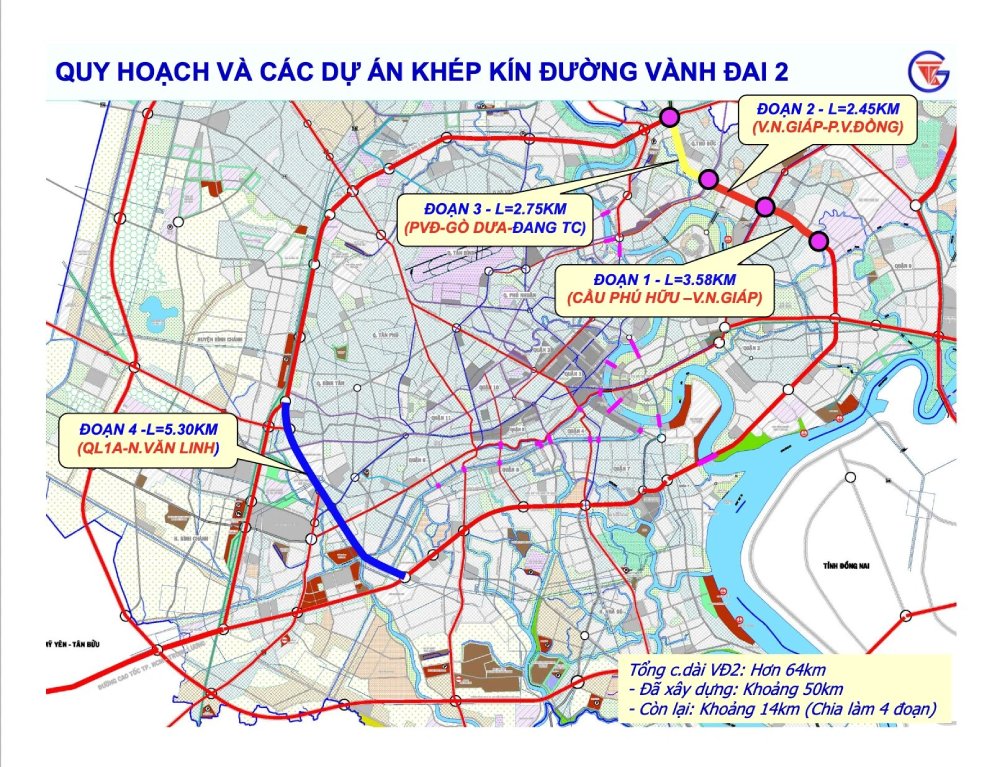 Tiến độ Vành đai 2 TP.HCM: Tái khởi động 1/4, hoàn thành vào cuối năm nay