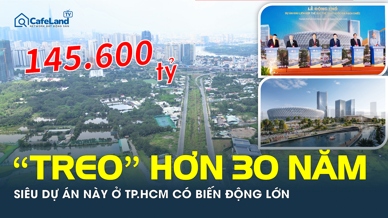 Hơn 30 năm bị “treo”, Khu liên hợp TDTT quốc gia Rạch Chiếc sắp lột xác