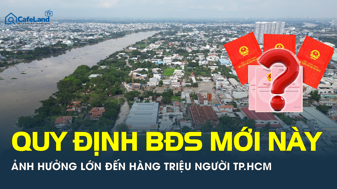 Luật chơi mới về tách thửa đất: Hàng triệu người TP.HCM đứng trước thay đổi lớn
