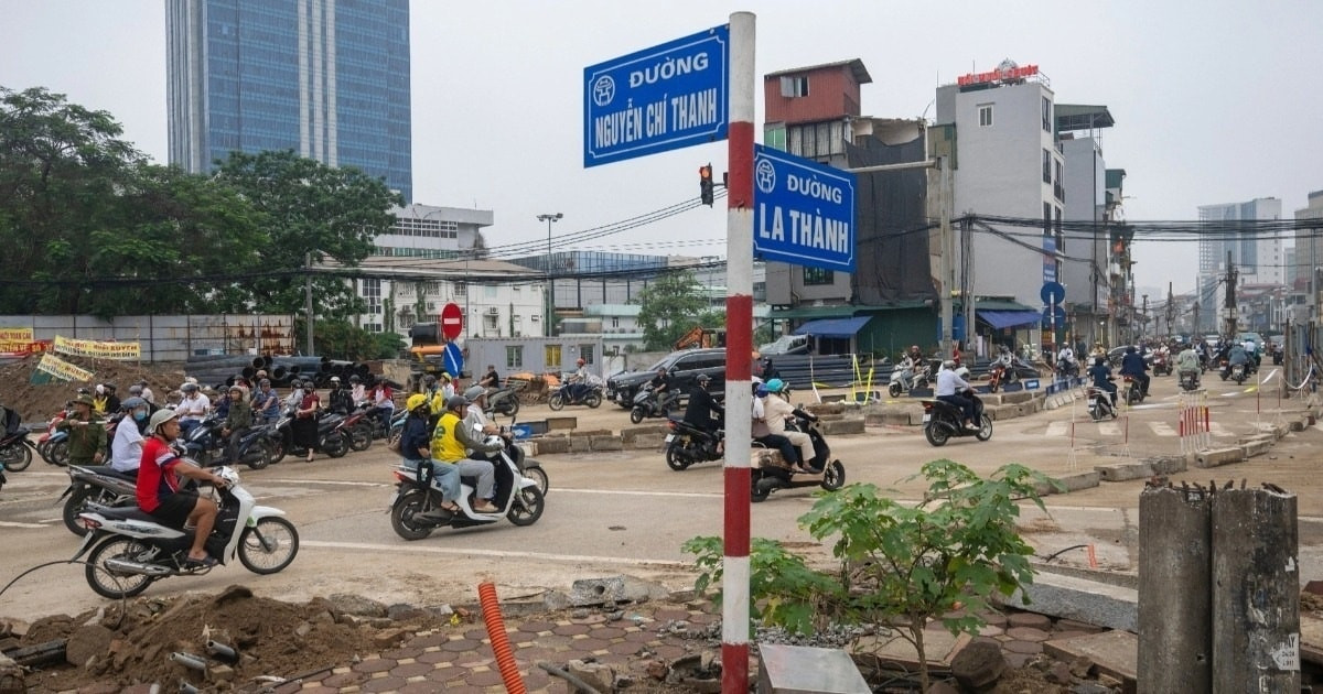 Hà Nội cấm lưu thông một đoạn đường La Thành để phục vụ thi công Vành đai 1