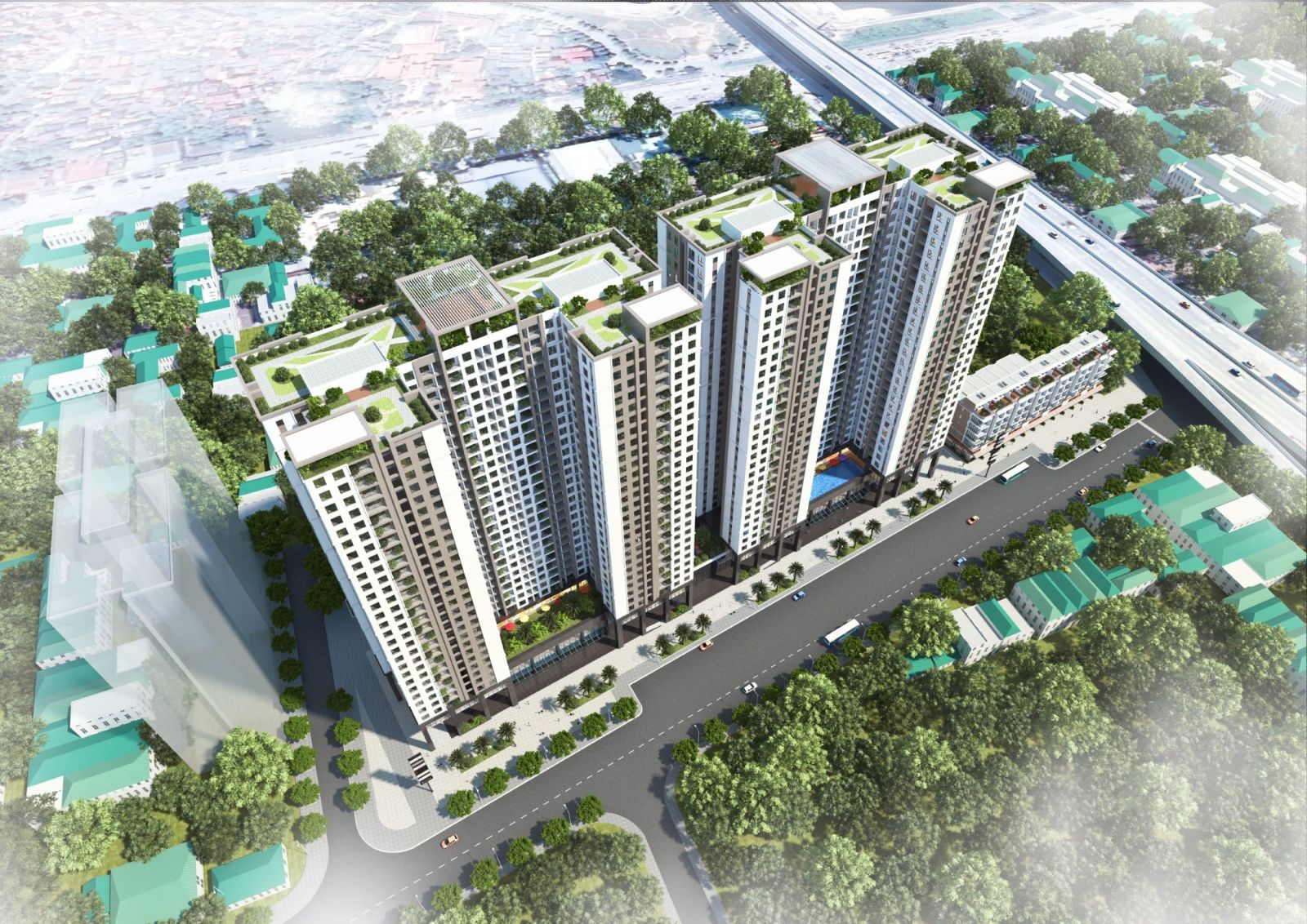 Hà Nội sắp có thêm tổ hợp nhà ở, văn phòng trên đường Trường Chinh