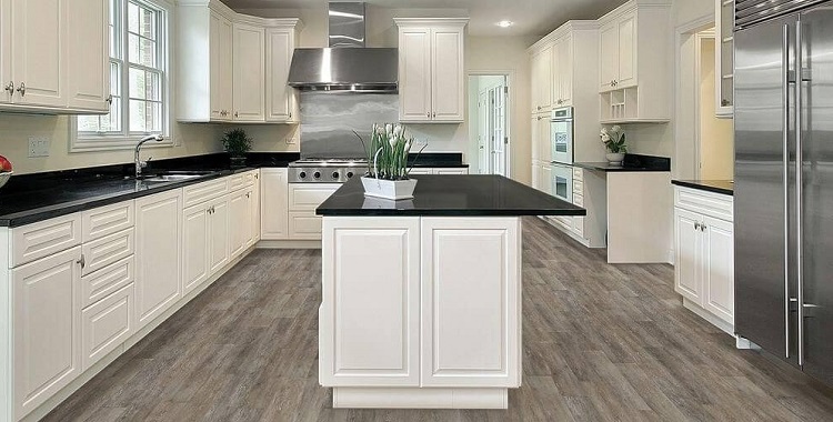 Sàn nhựa giả gỗ sử dụng cho nhà bếp