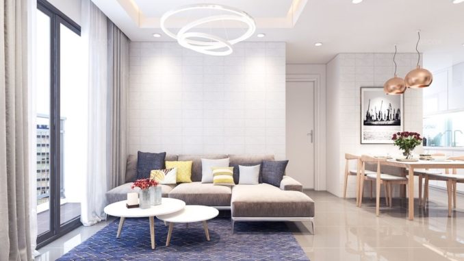 Thiết kế nội thất chung cư diện tích 83m2 phong cách hiện đại