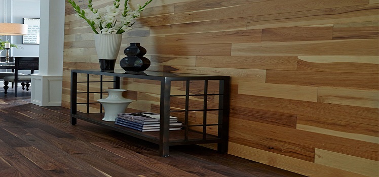 Sàn nhựa giả gỗ ốp tường, trần nhà và cầu thang