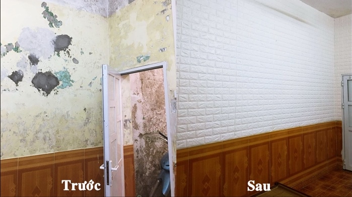 Nên sử dụng xốp dán tường hay giấy dán tường để trang trí nhà?