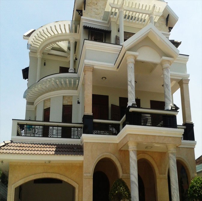 Mẫu đá ốp mặt tiền marble