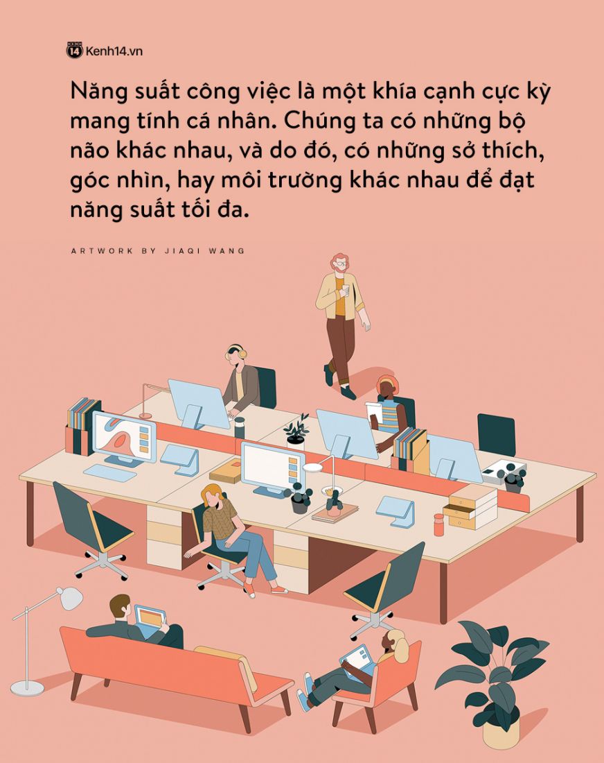 Năng suất làm việc là một khía cạnh cực kỳ mang tính cá nhân.