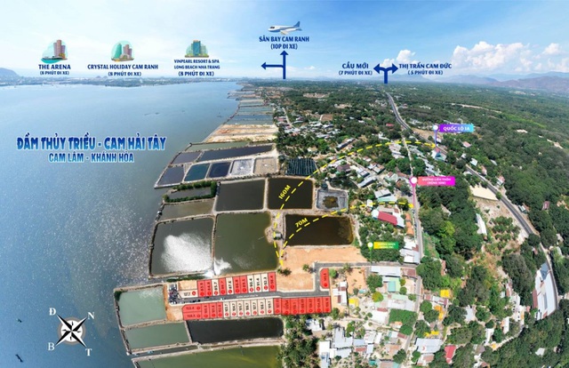 Một số trang mạng rầm rộ ráo bán đất nền ven đầm Thủy Triều Khánh Hòa