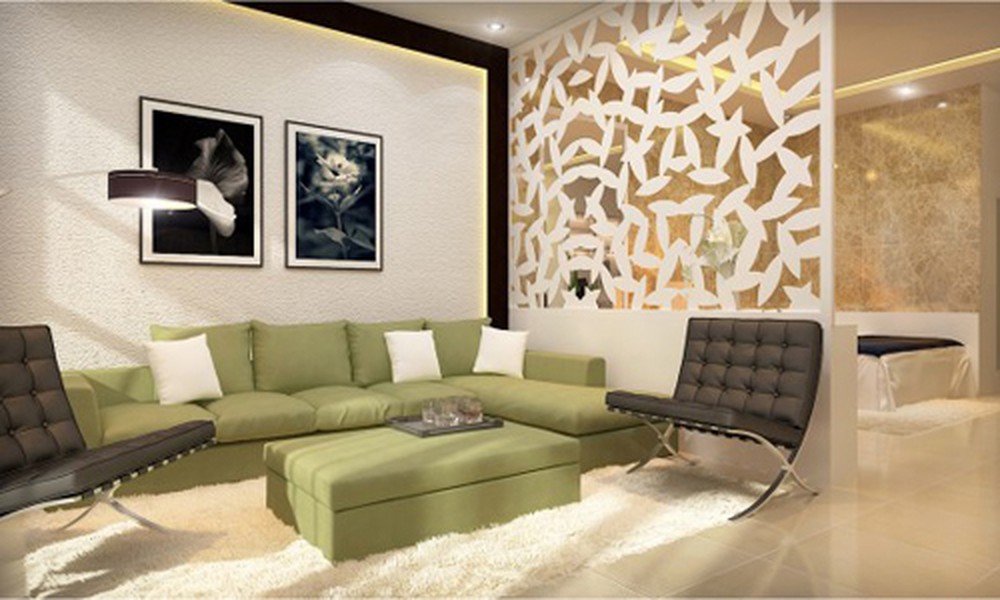 Làm đẹp nội thất phòng khách với vách ngăn CNC