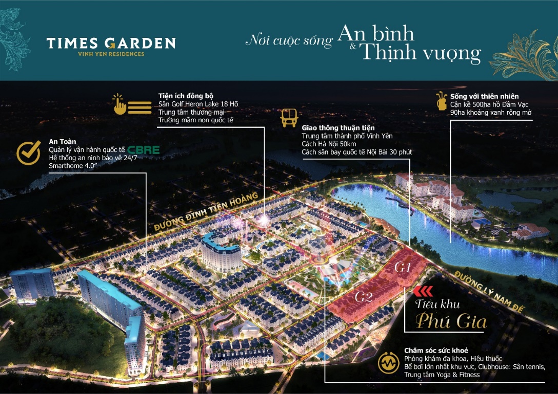 Times Garden Vĩnh Yên Residences “hâm nóng” bất động sản Vĩnh Phúc sau dịch