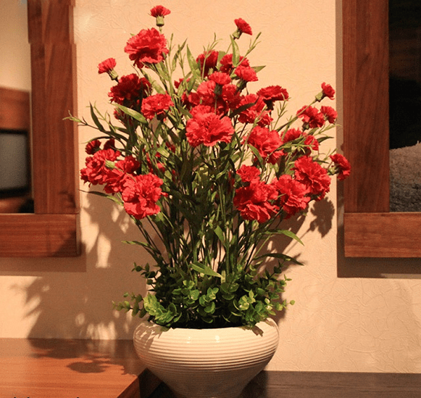 Cách chọn hoa trang trí phòng khách đẹp 
