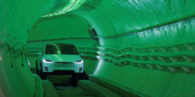 Một đoạn đường hầm của Boring Company