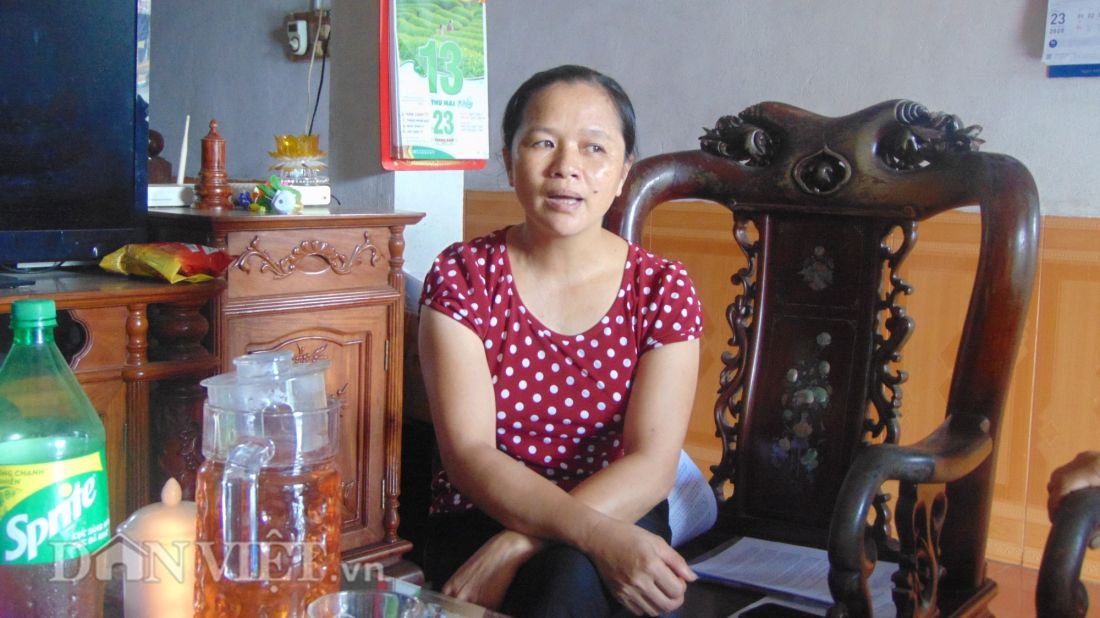 Bà Yến cho biết, suốt 6 năm trời, UBND huyện Phú Lương không giao đất cho các hộ dân.