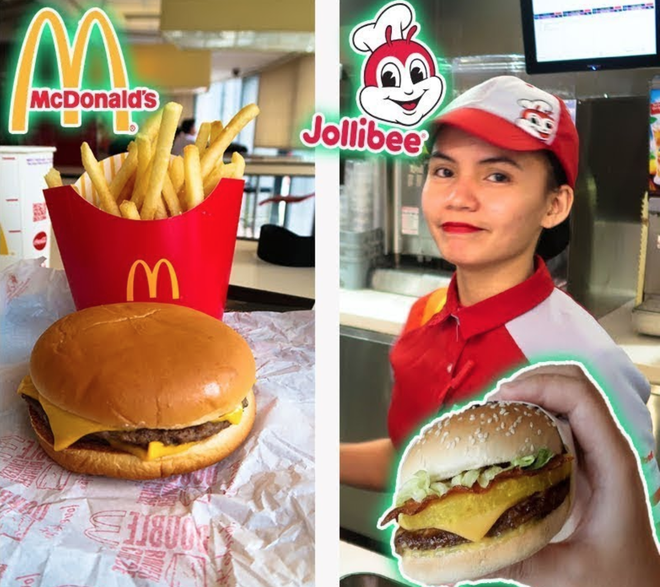 Nhà sáng lập Jollibee đối mặt với thử thách khó khăn khi McDonald’s xâm nhập thị trường Philippines vào năm 1981. Nhưng sau gần 40 năm ngụp lặn tại Philippines, gã khổng lồ fast food thế giới vẫn không thể nắm được vị thế số một. “Tôi hiểu rõ vị giác của người bản địa, spaghetti cần ngọt hơn bình thường, gà phải giòn tan trong từng miếng cắn”, Caktiong nói. Ảnh: SCMP.