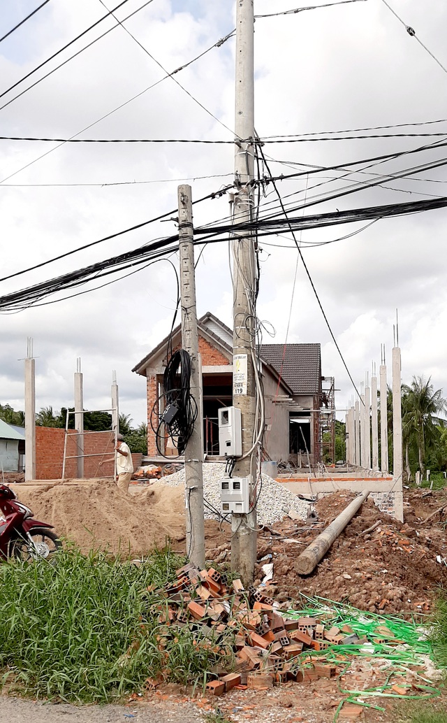 Nhà ông Nguyễn Thanh Vũ được cho là xây trên đất trồng lúa.