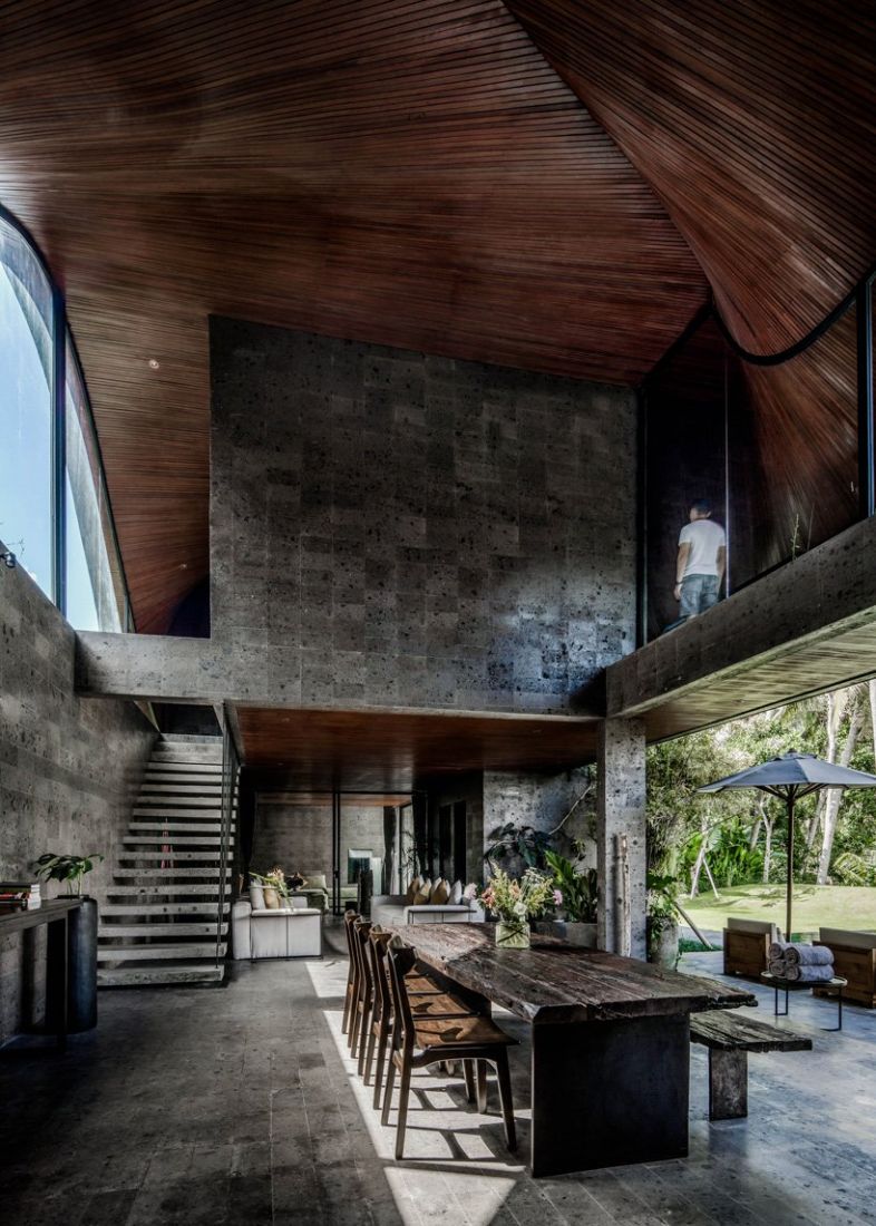 Ngôi nhà alpha' với mái nhà lượn sóng ở đảo Bali