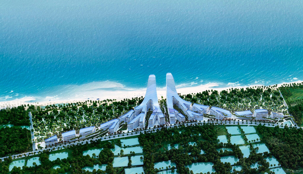 Quy mô dự án căn hộ Charm Hồ Tràm Resort