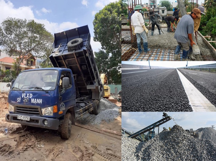 Ứng dụng của đá 1x2 Ứng dụng của đá 1x2