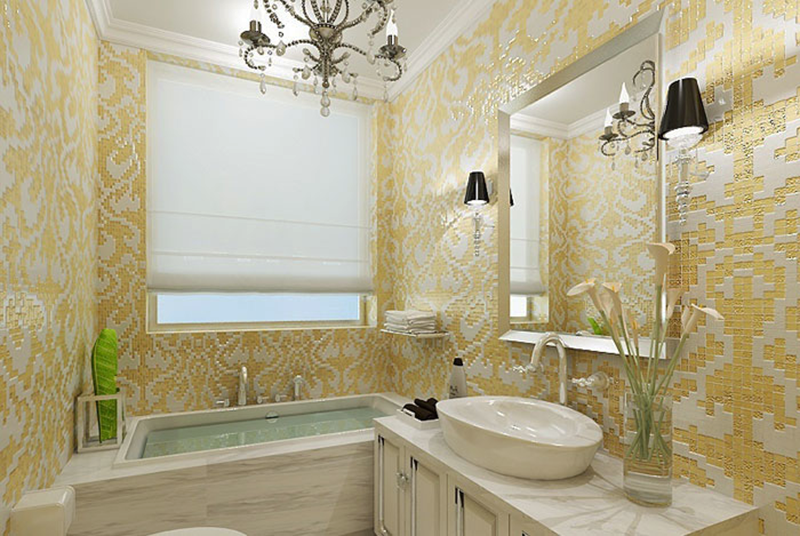 Cách lựa chọn giấy dán tường phòng tắm thêm đẹp mắt - CafeLand.Vn