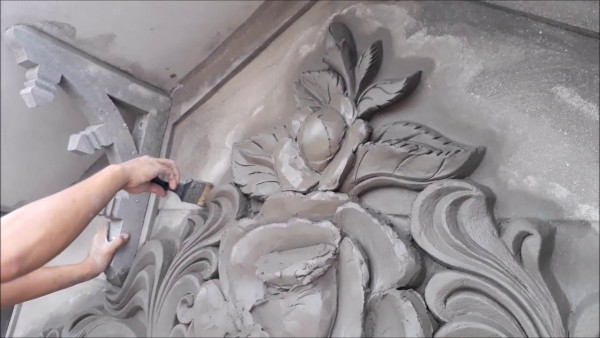 Ứng dụng cát xây tô để trang trí