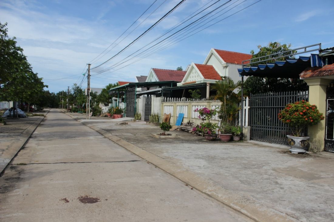 Khu tái định cư trung tâm xã Bình Dương, huyện Thăng Bình.