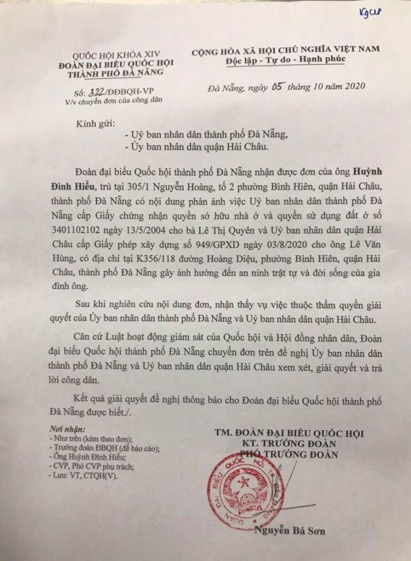 Hải Châu – Đà Nẵng: Từ cửa thoát hiểm “bỗng dưng” thành cửa chính