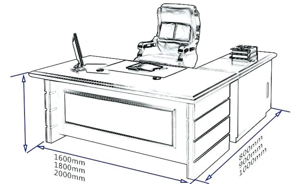 Kích thước bàn làm việc văn phòng công ty