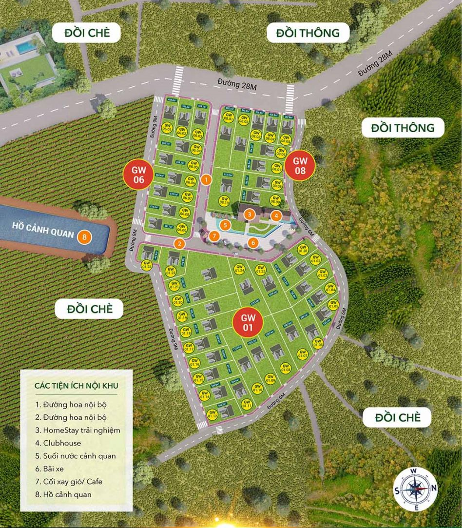 Đất nền Bảo Lộc Greenwich Lâm Đồng