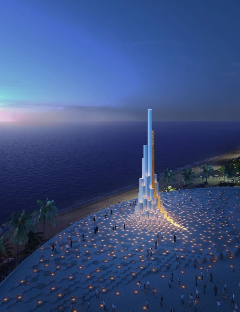 Quảng trường và tháp Nghinh Phong sẽ mang đến một diện mạo mới cho Phú Yên về đêm (Ảnh: Dân Trí) Quảng trường và tháp Nghinh Phong sẽ mang đến một diện mạo mới cho Phú Yên về đêm (Ảnh: Dân Trí)