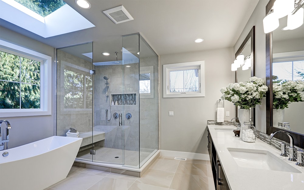 Mẫu phòng tắm cho biệt thự với nhiều kiểu dáng và mẫu mã đa dạng, khách hàng sẽ tìm được phòng tắm hoàn hảo cho ngôi nhà của mình. Với các thiết kế độc đáo và tiện nghi, các bạn sẽ có những phút giây thư giãn đầy sự thoải mái và sang trọng.